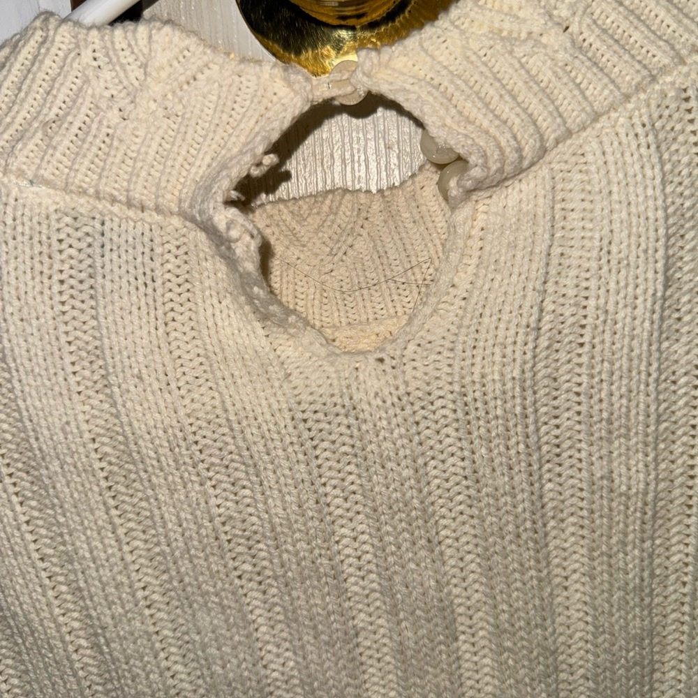 Draper James Cream Knit Sweater - Picture 6 of 7